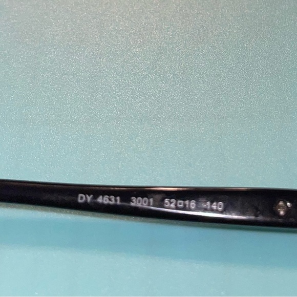 DKNY Black Rectangular Glasses - Picture 3 of 5